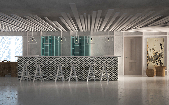 Hotel plan and design | Blue Island Hotel | Naxos